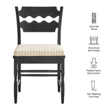 Black Oatmeal Stripe