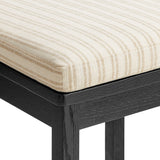 Black Oatmeal Stripe