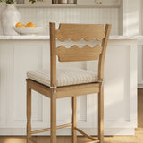 Weathered Oak Oatmeal Stripe