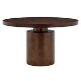 Dark Walnut Burnished Brass