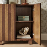 Oak Walnut Stripe