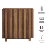 Oak Walnut Stripe