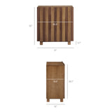 Oak Walnut Stripe