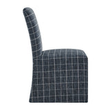 Denim Windowpane Check