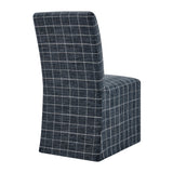Denim Windowpane Check