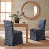 Denim Windowpane Check