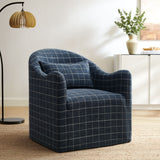 Denim Windowpane Check