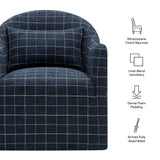 Denim Windowpane Check