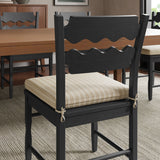 Black Oatmeal Stripe