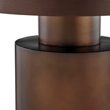 Dark Walnut Burnished Brass
