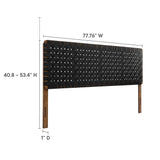 Walnut Black / King