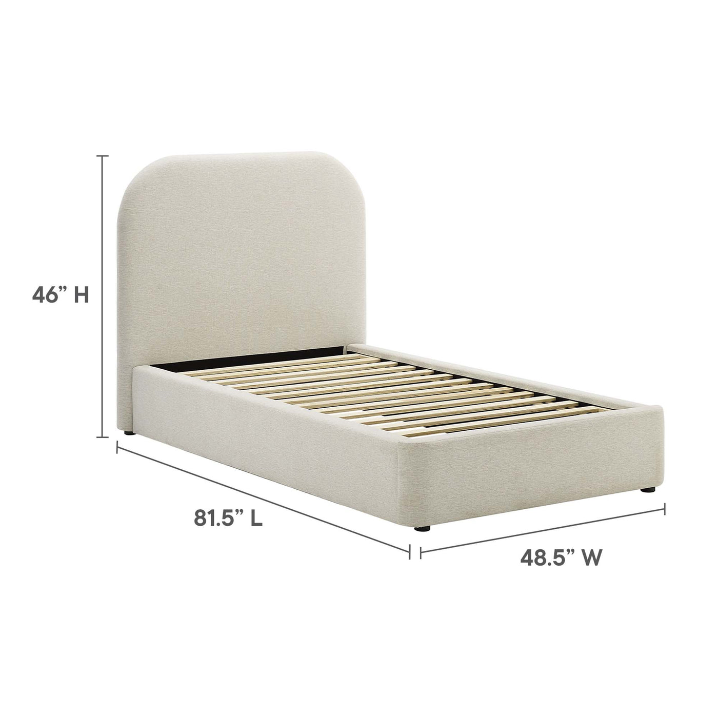 Heathered Weave Ivory / Twin