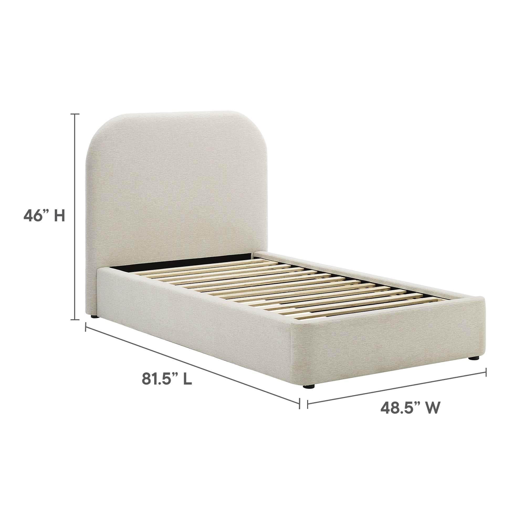 Heathered Weave Ivory / Twin