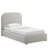 Heathered Weave Light Gray / Twin