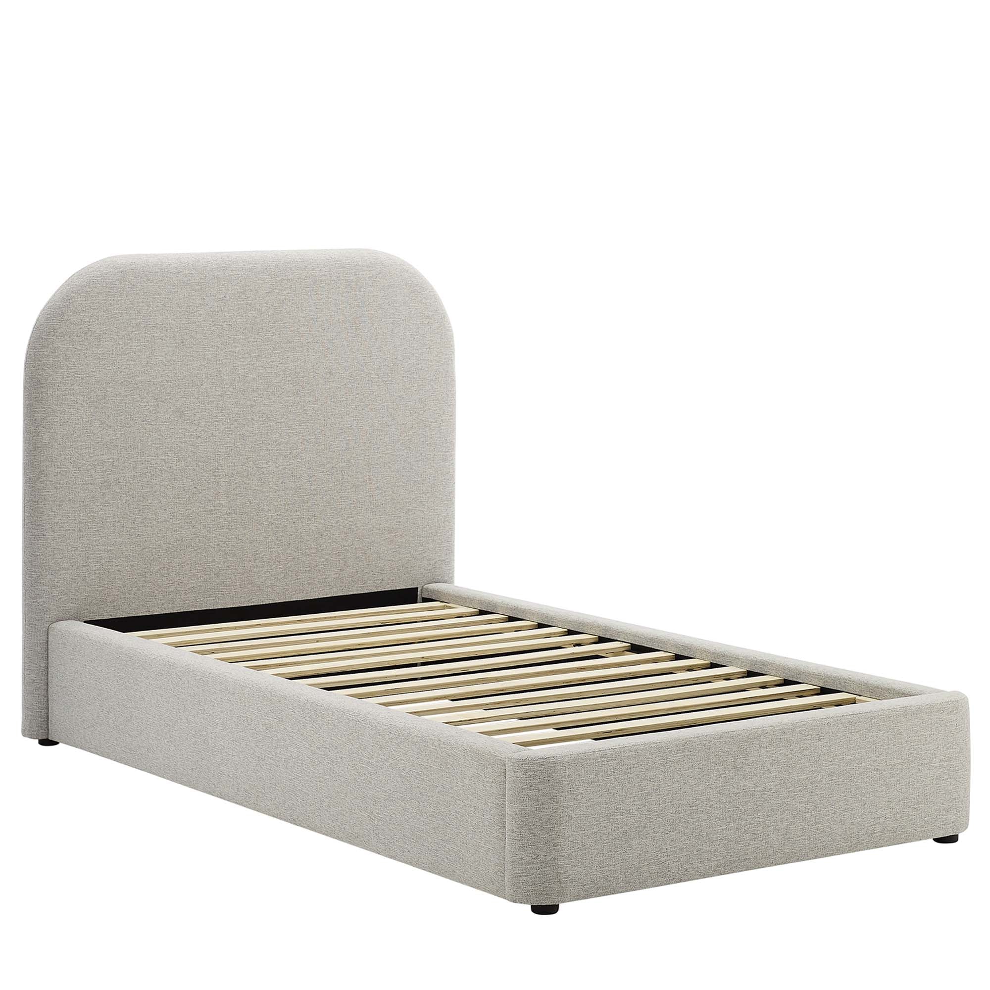 Heathered Weave Light Gray / Twin