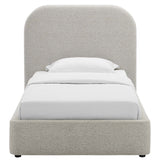 Heathered Weave Light Gray / Twin