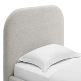 Heathered Weave Light Gray / Twin