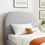 Heathered Weave Light Gray / Twin