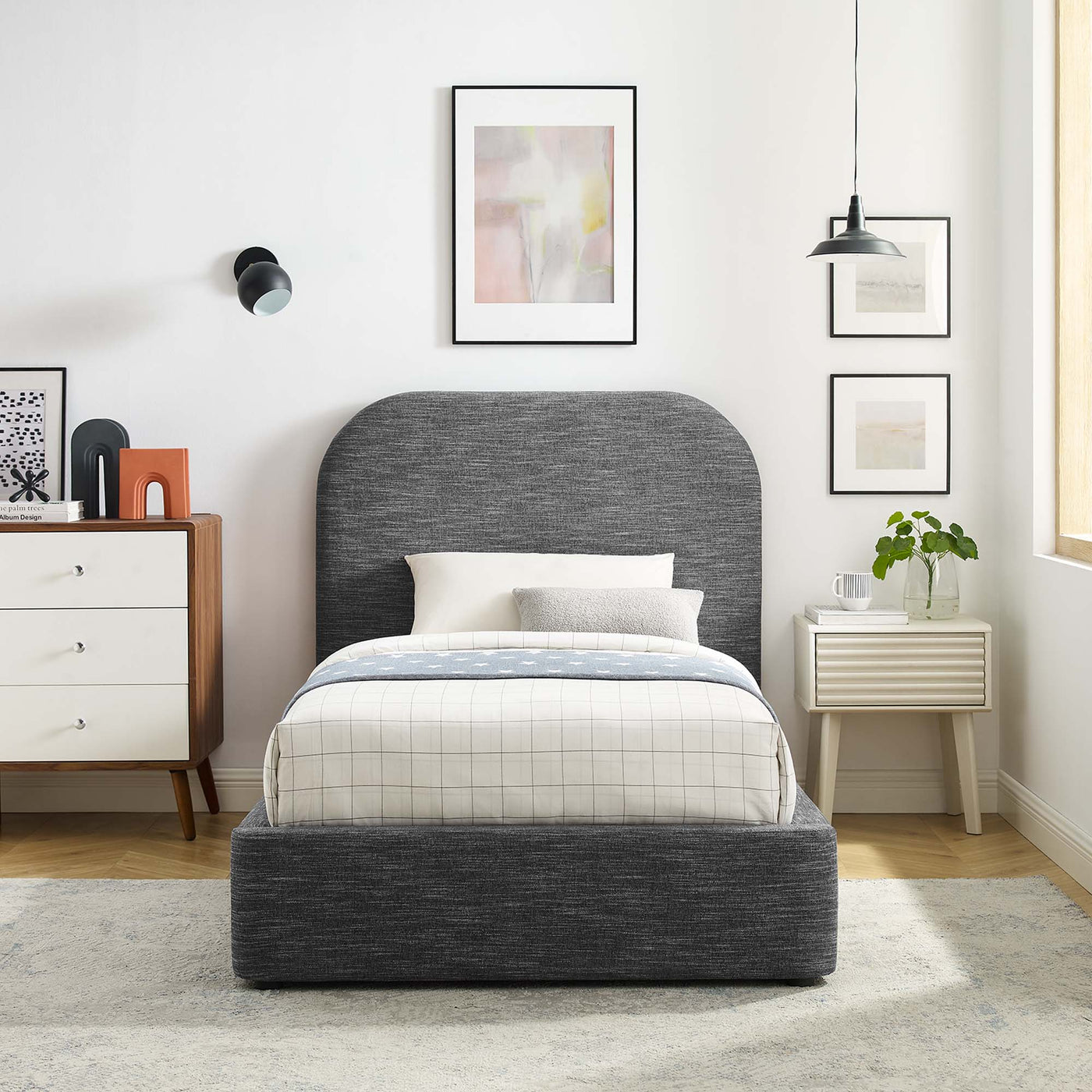 Heathered Weave Slate / Twin