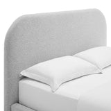 Heathered Weave Light Gray / Queen