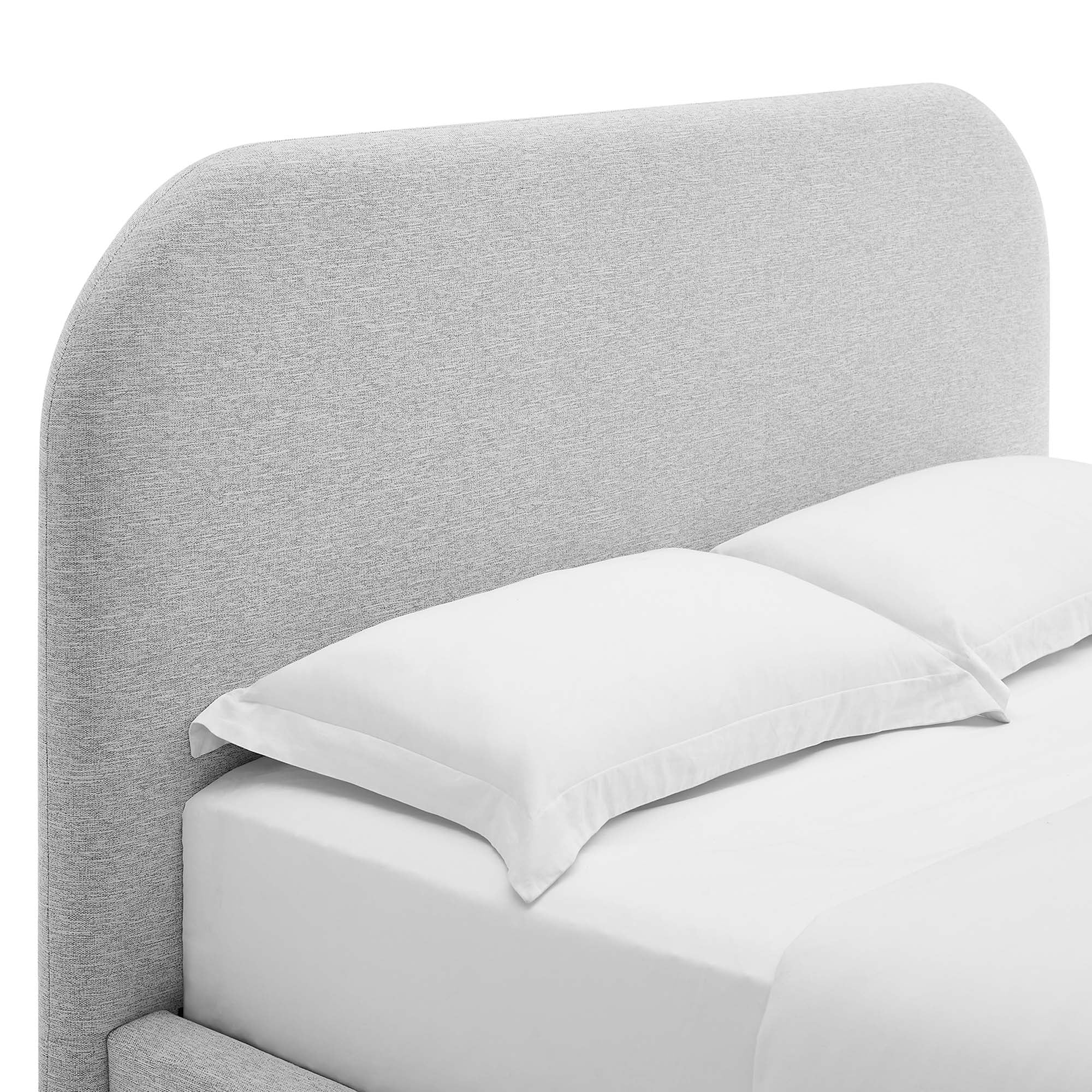 Heathered Weave Light Gray / Queen