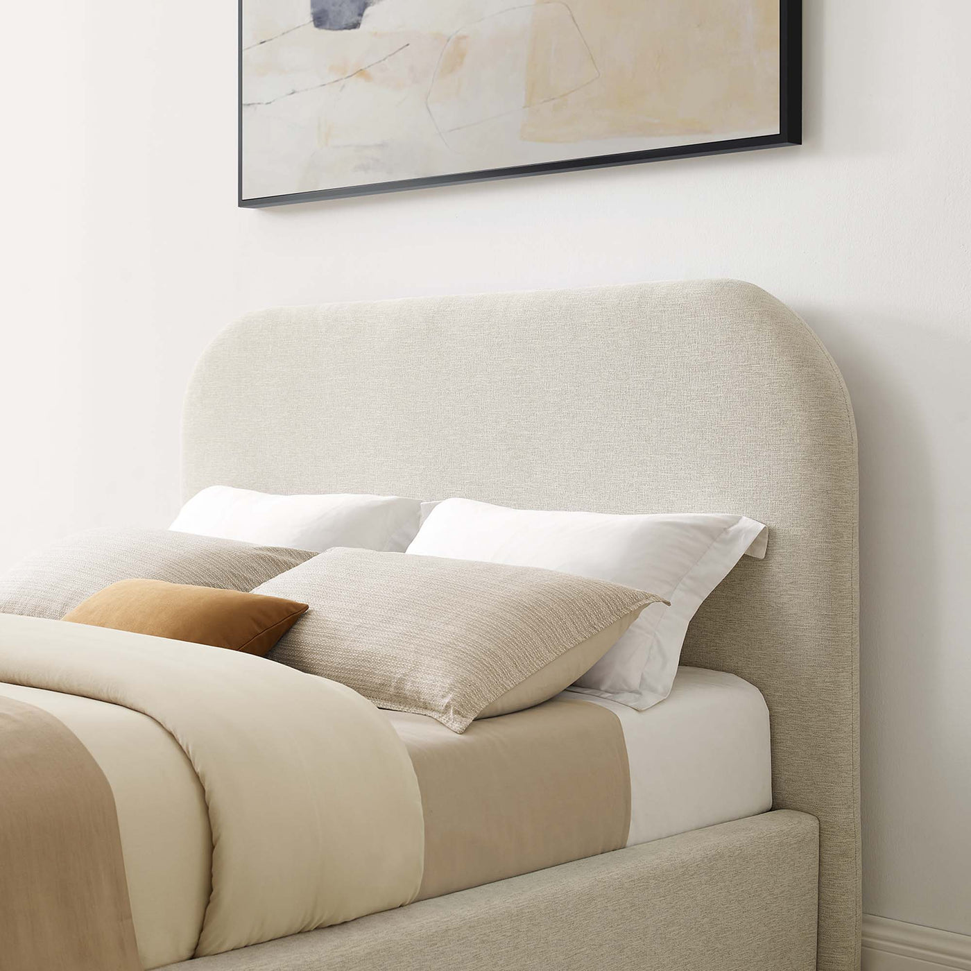 Heathered Weave Ivory / King