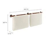 Cream Walnut / Queen