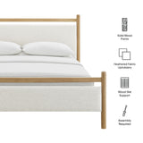 Light Oak Heathered Ivory / King