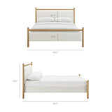 Light Oak Heathered Ivory / King