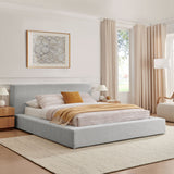 Light Gray Fabric / King