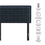 Denim Windowpane Check / Twin