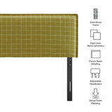 Artichoke Windowpane Check / Queen