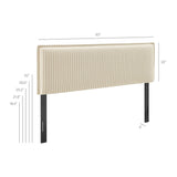 Oatmeal Stripe / King