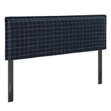 Denim Windowpane Check / King