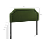 Moss Green Dark Green / King