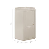 Kade Faceted Semi-Gloss Side Table by Modway