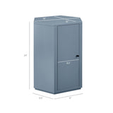 Kade Faceted Semi-Gloss Side Table by Modway