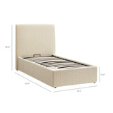 Oatmeal Stripe / Twin