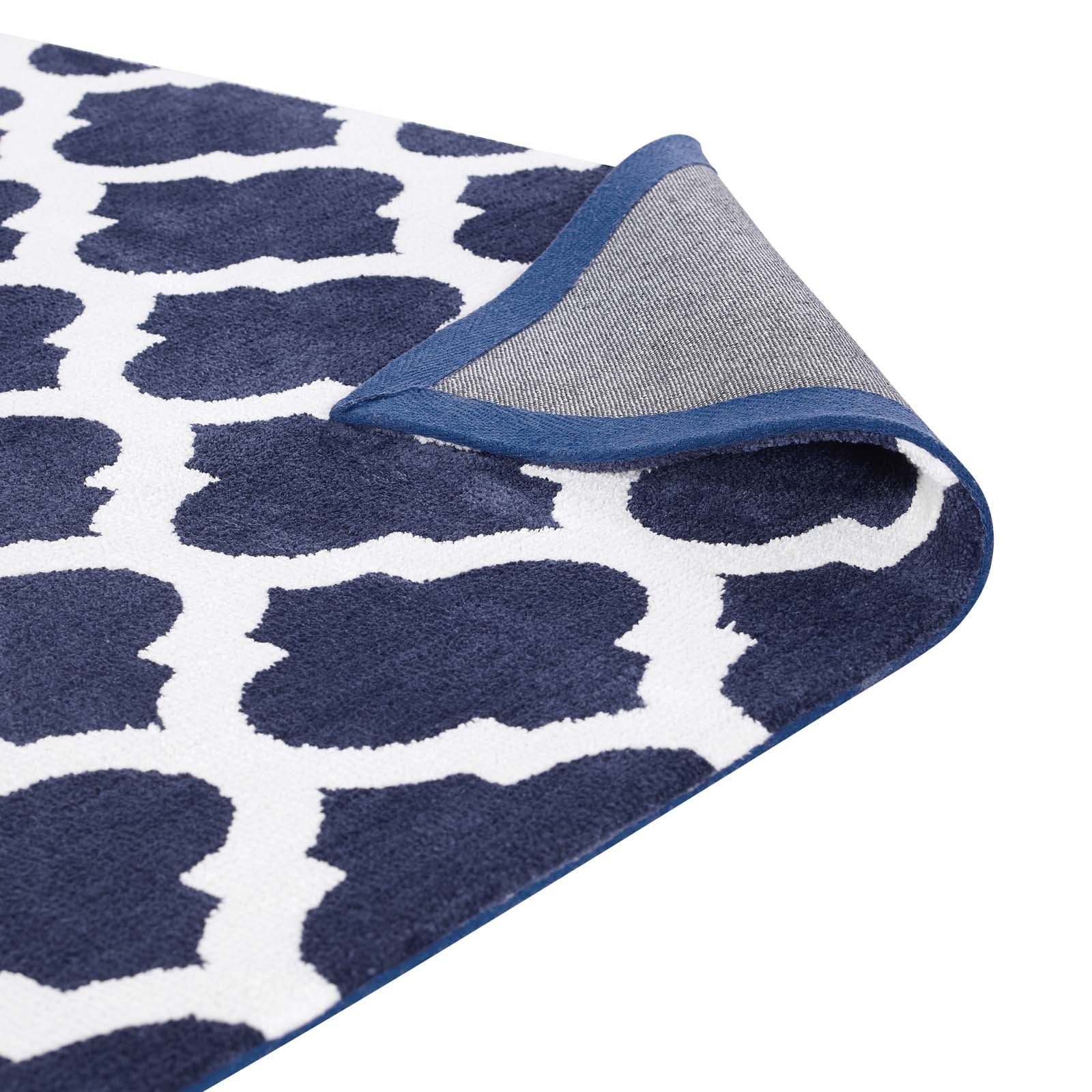 Navy and Ivory / 8x10