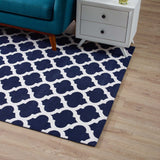 Navy and Ivory / 8x10