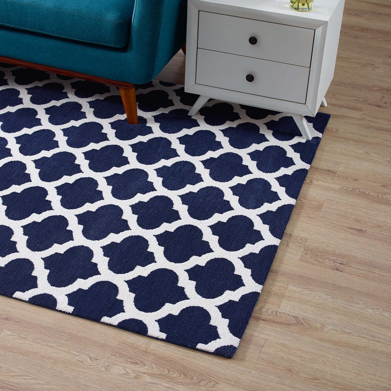 Navy and Ivory / 8x10