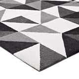 Black, Gray and White / 5x8