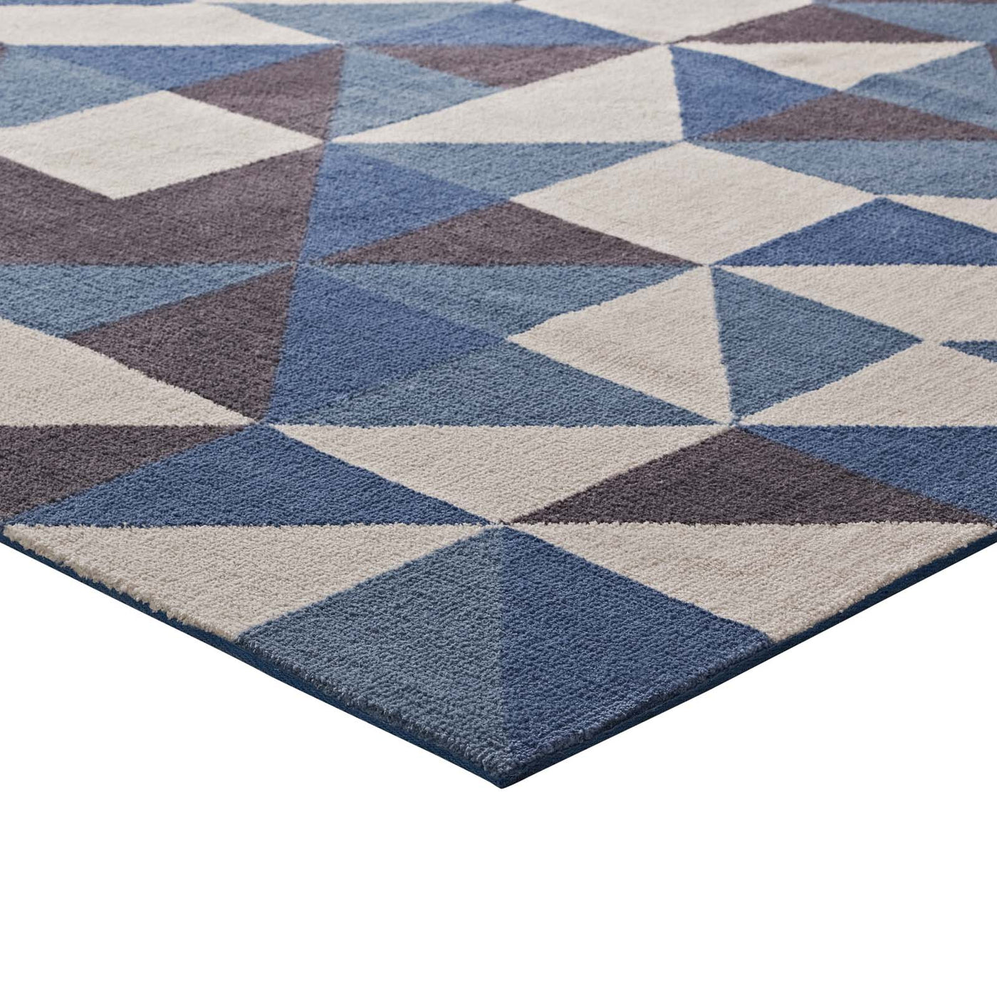 Blue White and Gray / 5x8