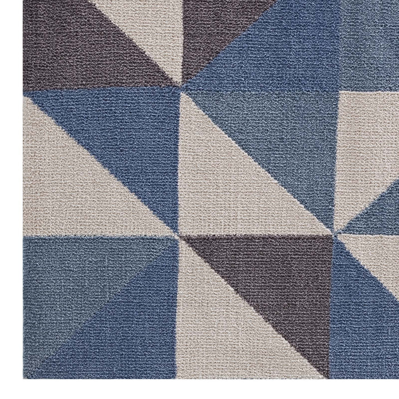 Blue White and Gray / 5x8