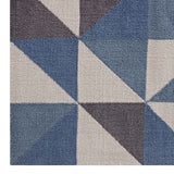 Blue White and Gray / 5x8