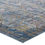 Blue Gray Yellow and Orange / 5x8
