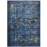 Dark Blue Yellow and Orange / 4x6