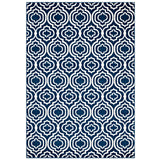 Moroccan Blue and Ivory / 8x10