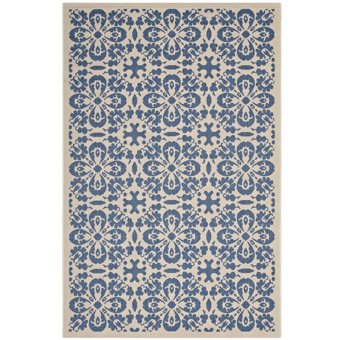 Blue and Beige / 4x6