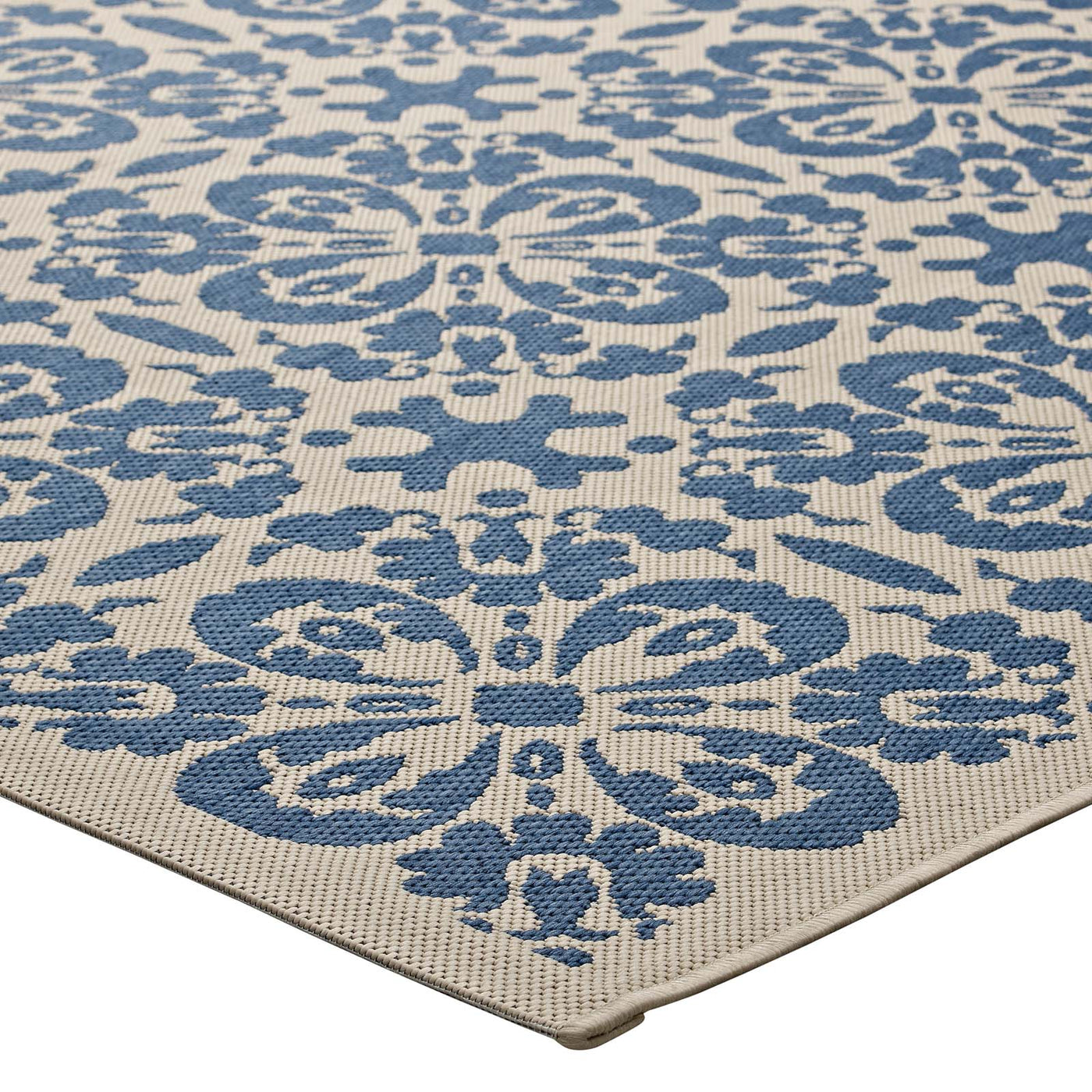 Blue and Beige / 5x8